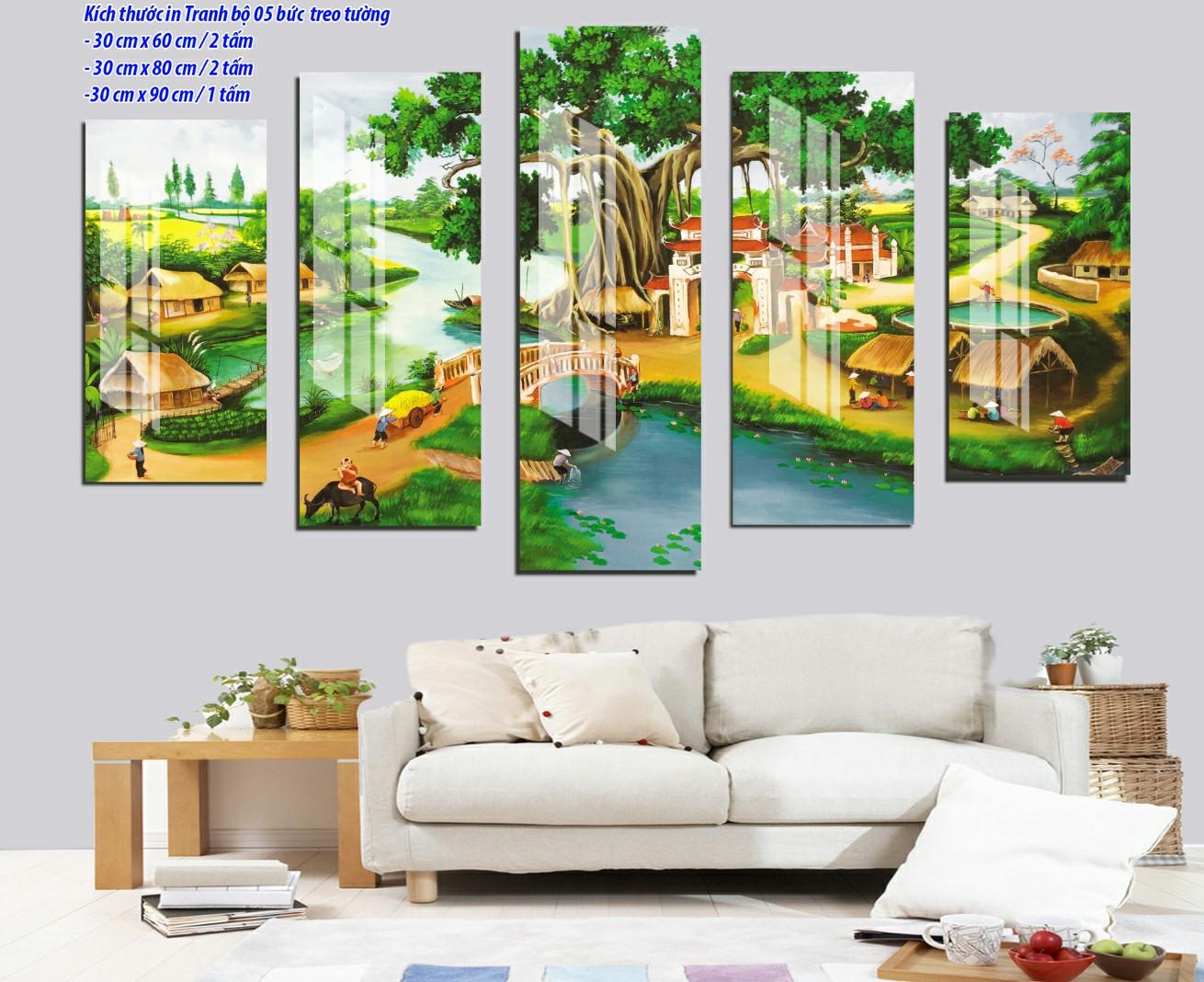 Tranh treo tường miền quê Tranh treo tường miền quê