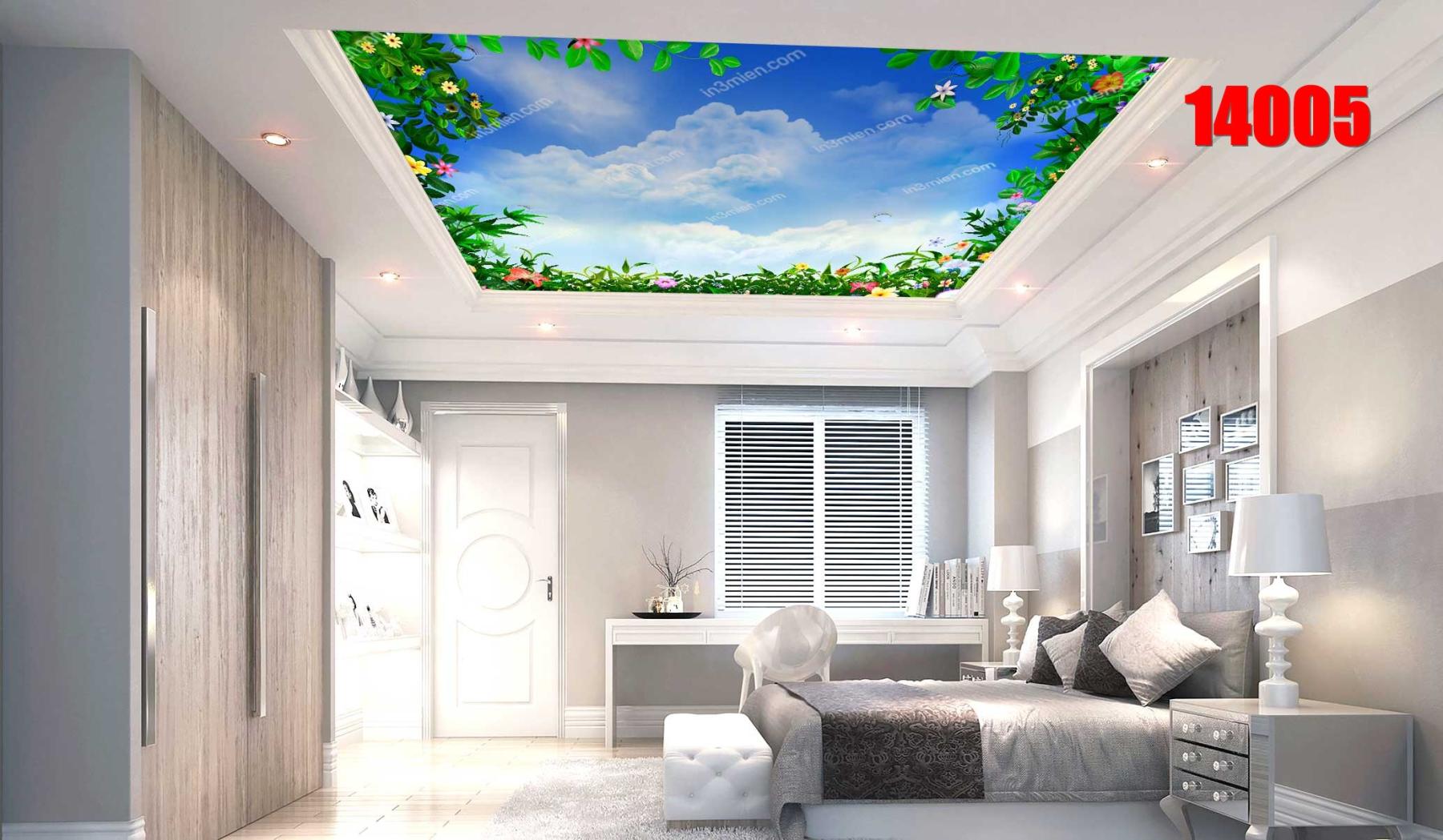 Trần PVC dẻo xuyên sáng của IN 3 MIỀN