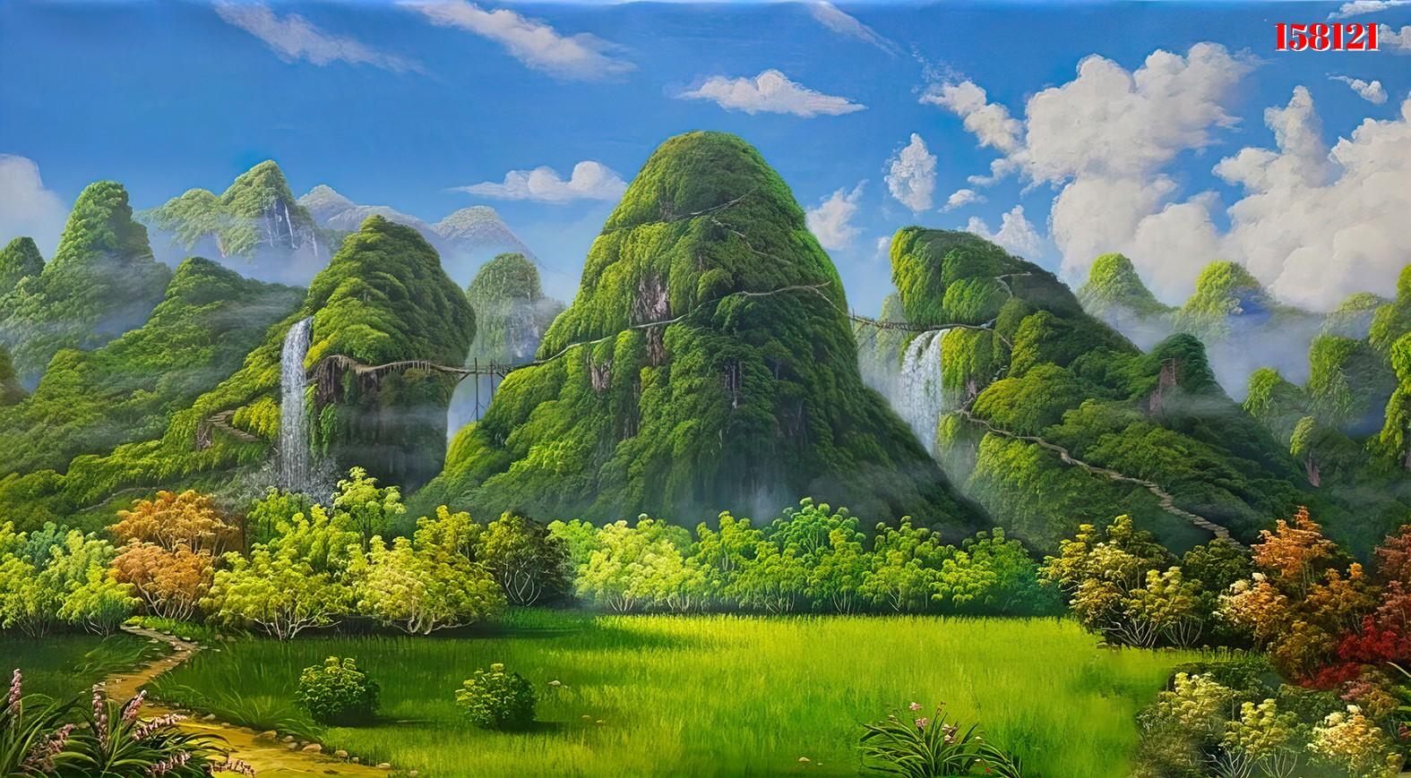Mẫu PVC Núi rừng