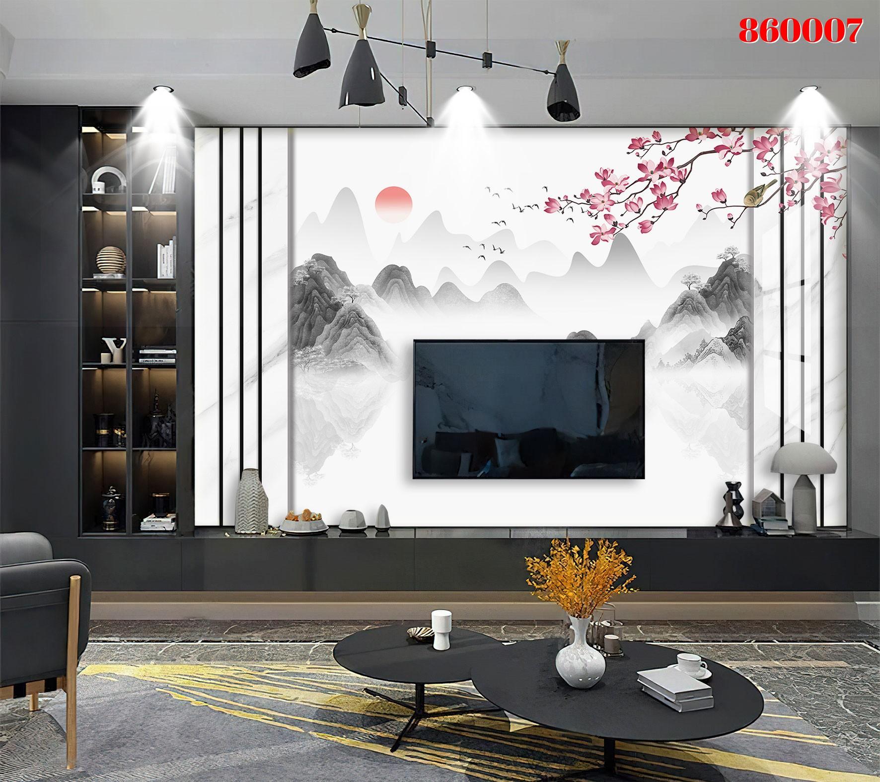 Tranh PVC phong cách mùa xuân Tranh PVC phong cách mùa xuân