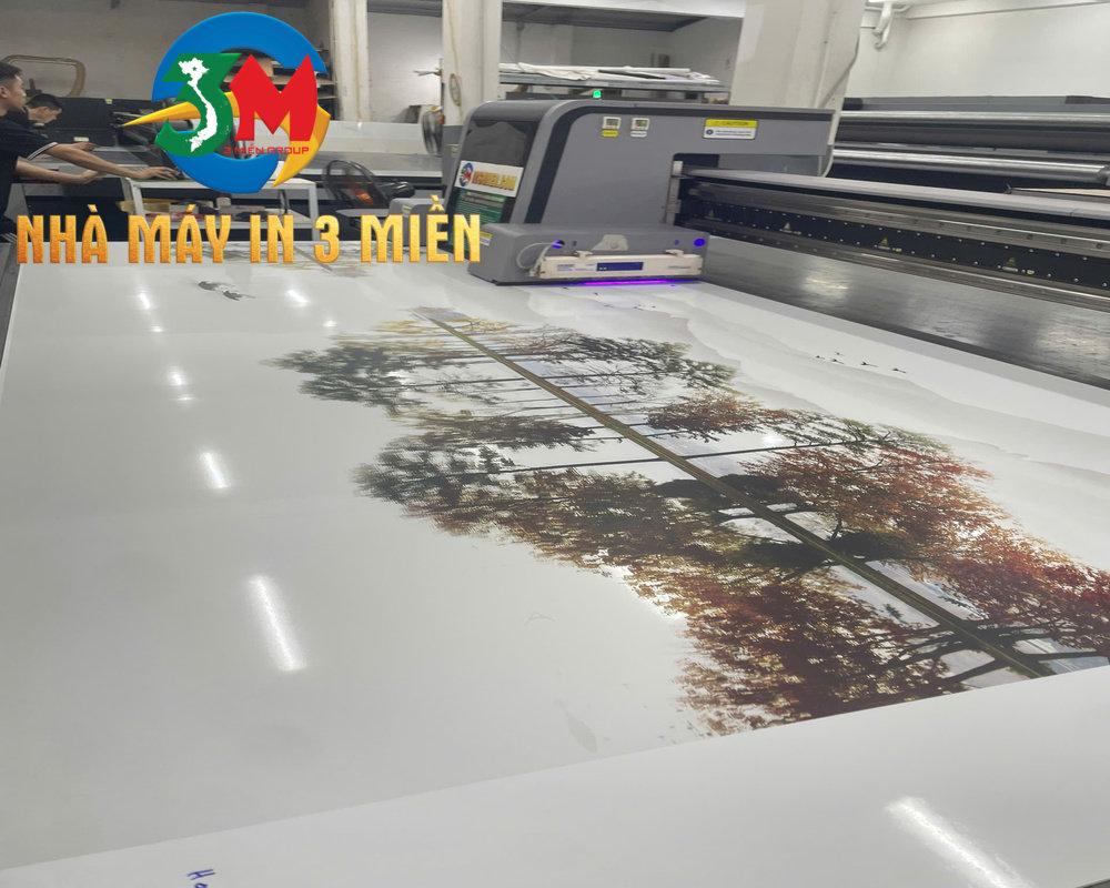 Sử dụng công nghệ in UV trên tấm ốp PVC