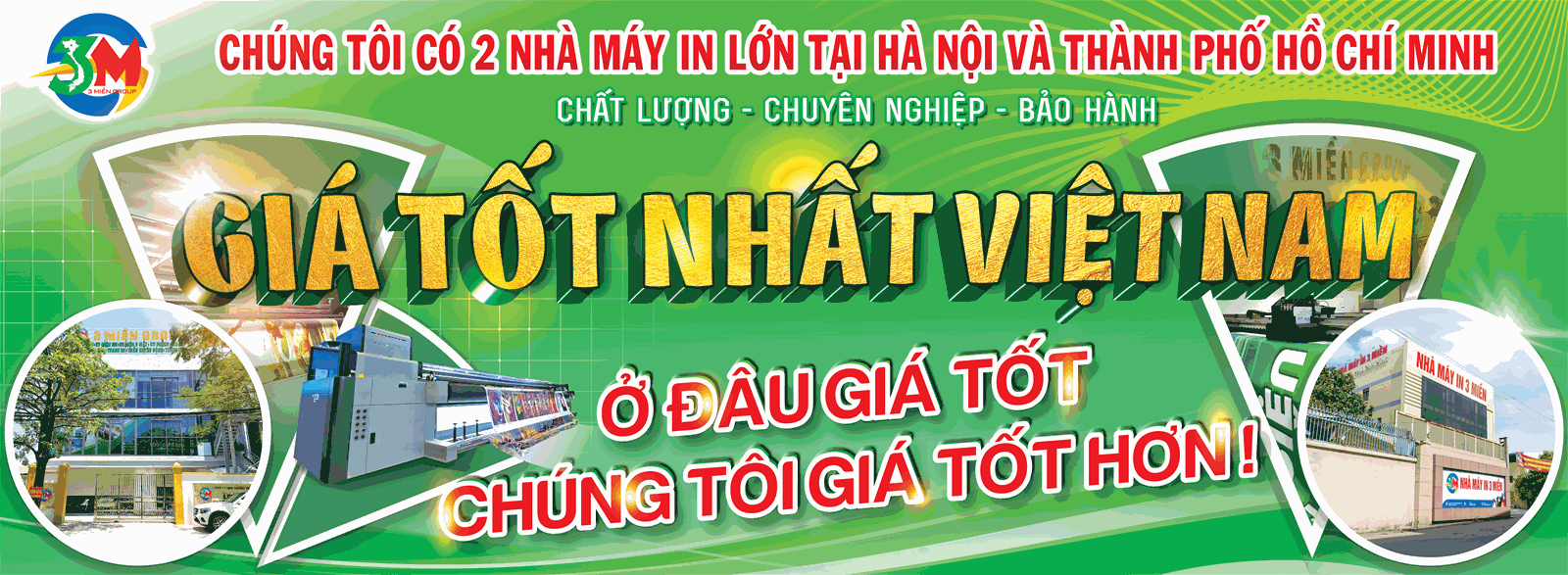 Nhà máy in 3 miền